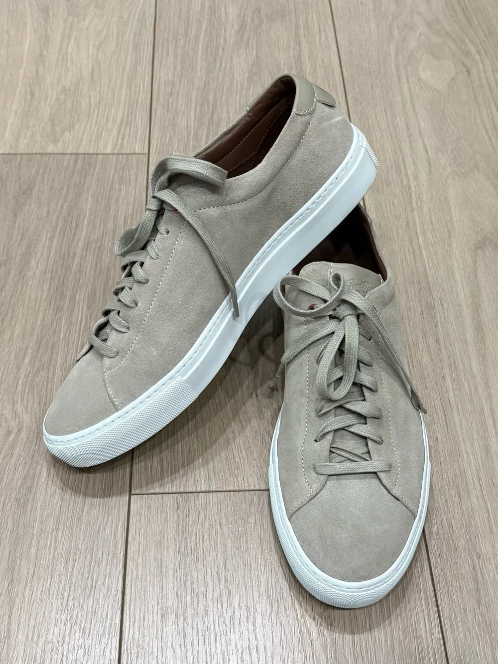 Good Man Brand Men's Suede Sneakers in Light beige